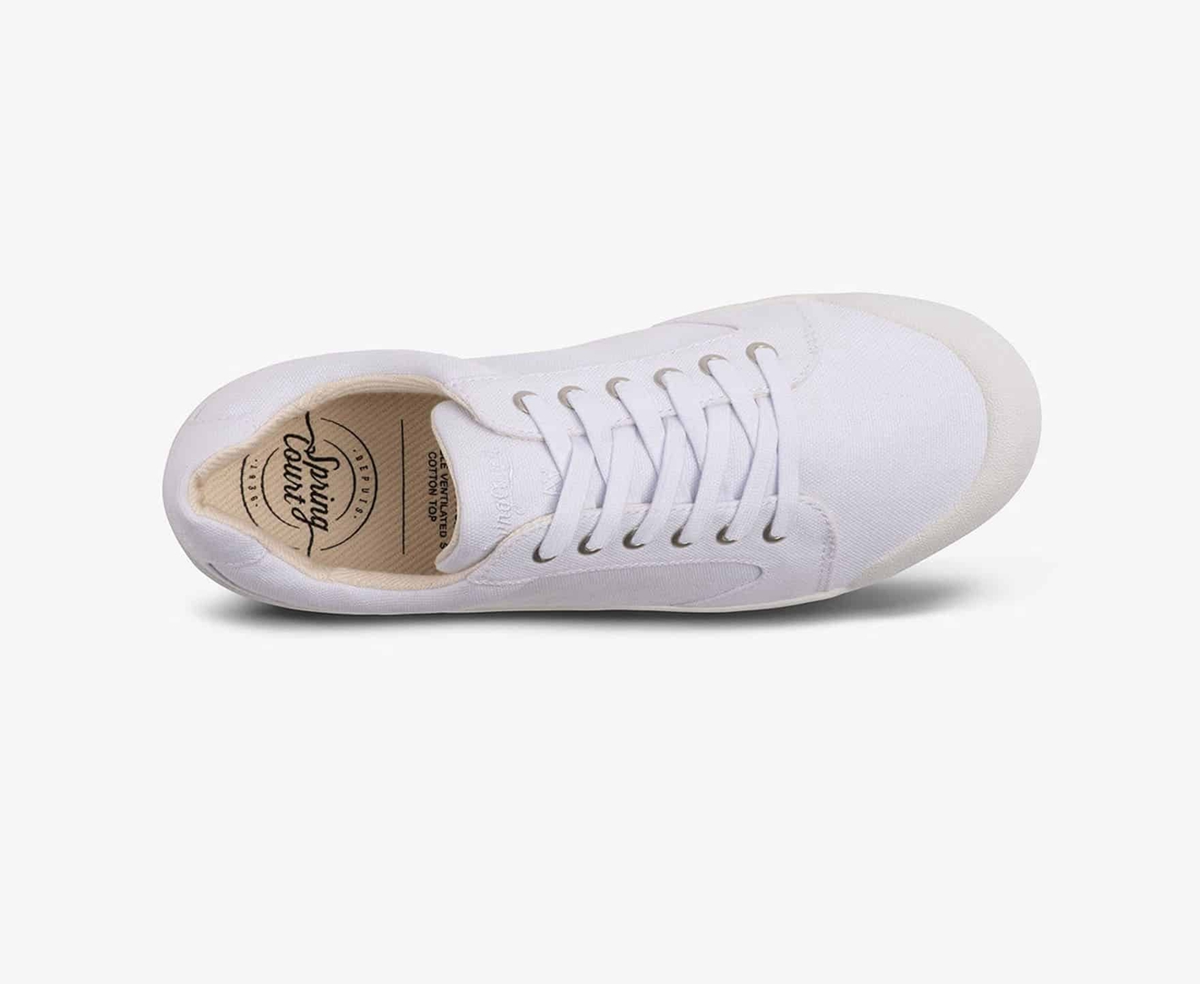 Spring Court C2 CANVAS Men's Trainers White | South Africa-34YXNUGMH